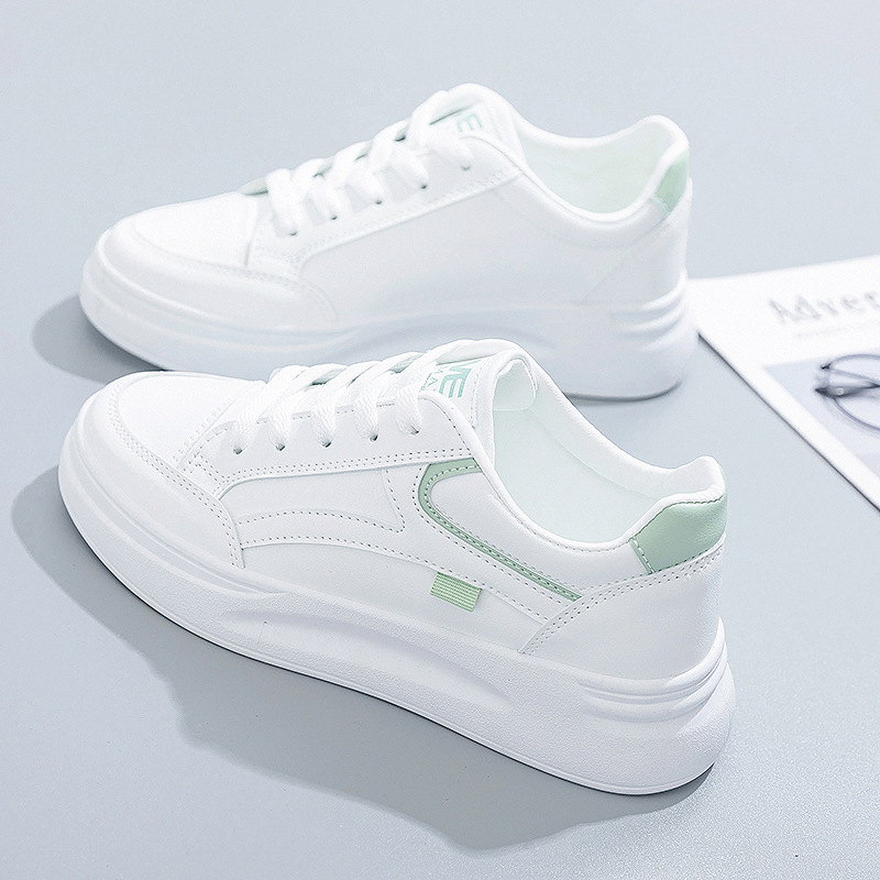 Women'S Fashion Tennis Shoes - Frauen Schuhe Sommer Dicke Sohle Weiß