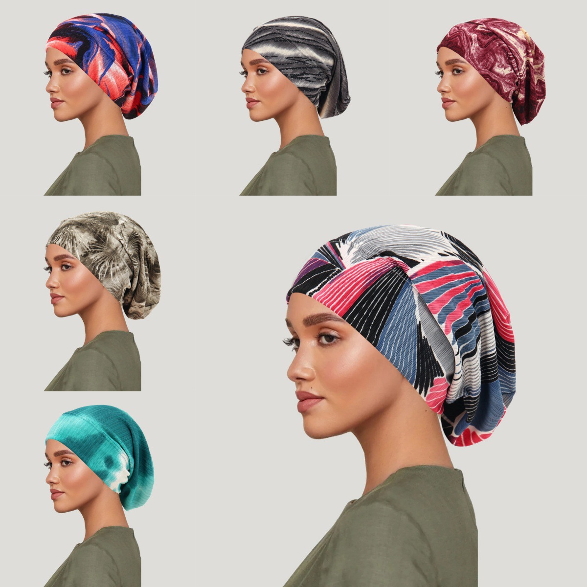 Women Fashion Hats - 2026 neue Tie-dye Haar Abdeckung Kappe