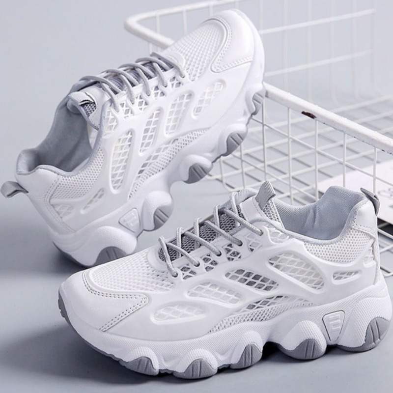 Women'S Fashion Running Shoes - Atmungsaktive Mesh Chunky Turnschuhe Outdoor Sport
