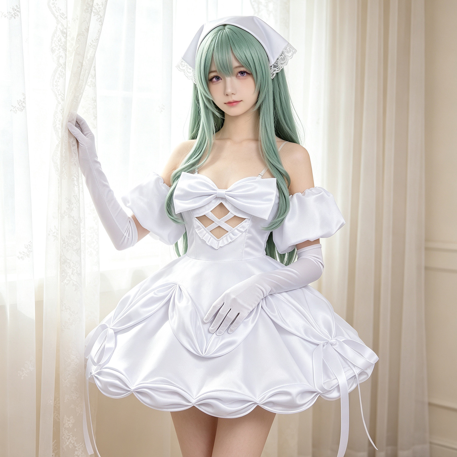 Off Shoulder Top - Anime Alien Stage Sua Cosplay Kleid