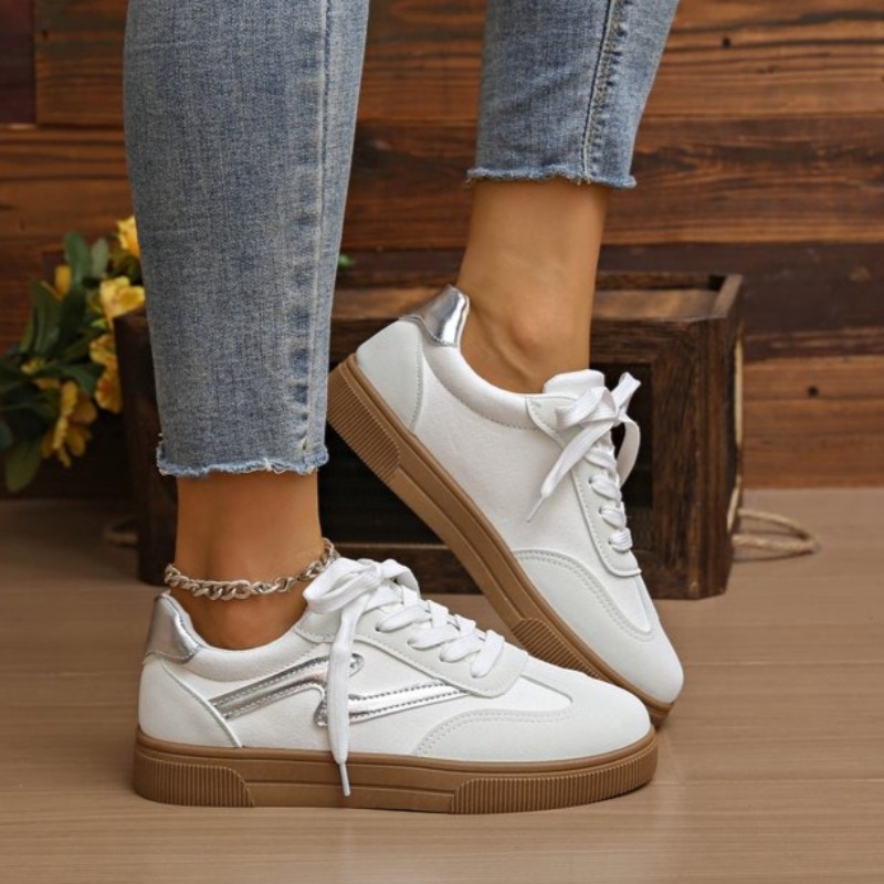 Women'S Fashion Tennis Shoes - Damen-Tennisschuhe, flache Schuhe, modische, gemischte Farben,
