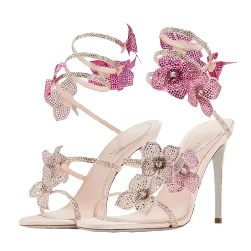 Women Fashion Ideas - Eilyken Sexy KRISTALL Blume Dünne High