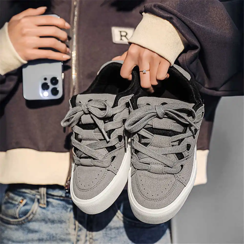 Women Fashion Brand Name Ideas - Mit Schnürung Hiphop Damen Schulschuhe Skateboarding
