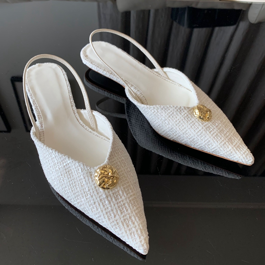 Women'S Fashion Brands - 2025 Neue Marken-Damensandalen: Modische spitze Slip-On-Schuhe