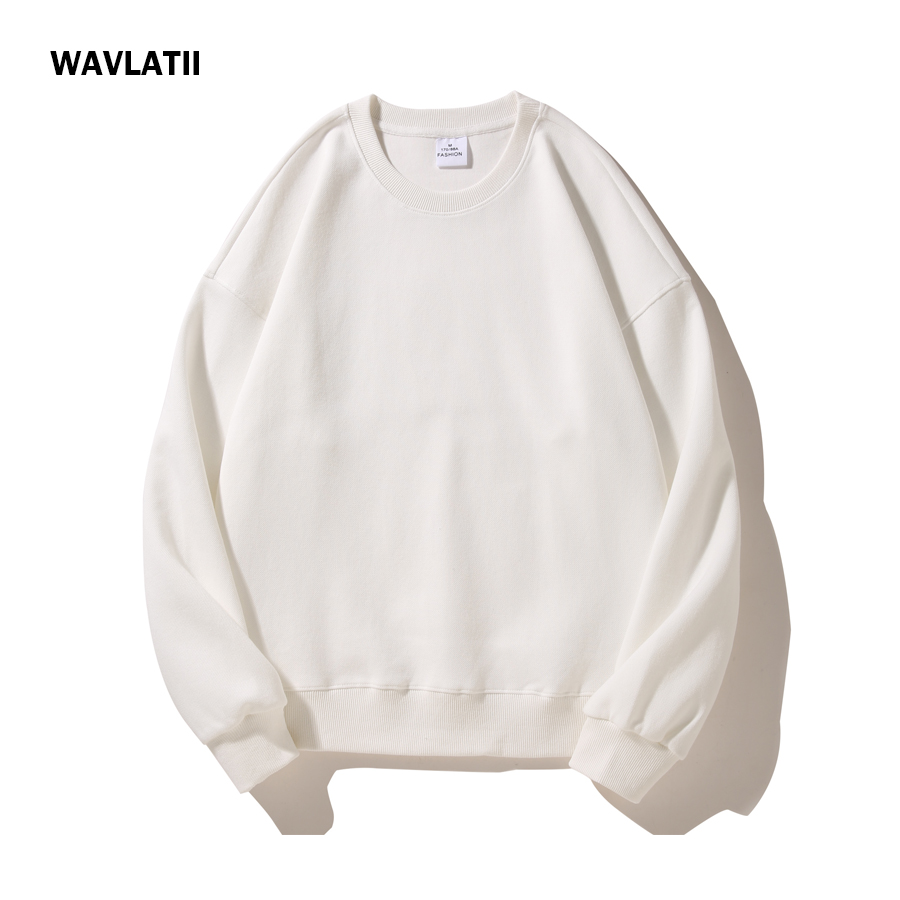Hoodie Women Oversized - WAVLATII Damen Neue Übergroße Sweatshirts Rosa