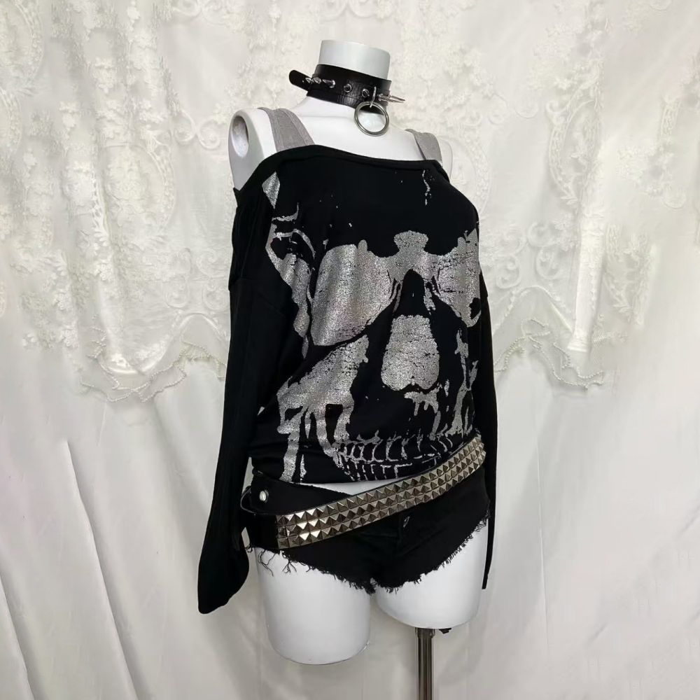 Y2K Fake Zweiteiler Retro Top  – Off Shoulder Top Bewertung und Preis