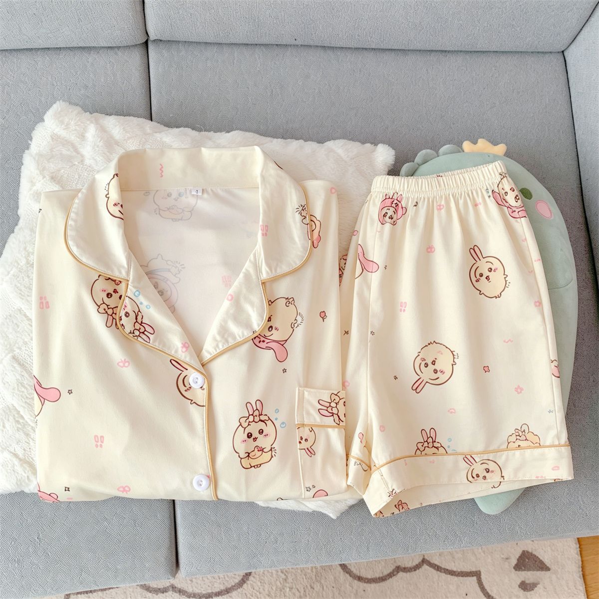 Kawaii Usagi Chiikawa Damen So – Women'S Fashion Pajamas Bewertung und Preis