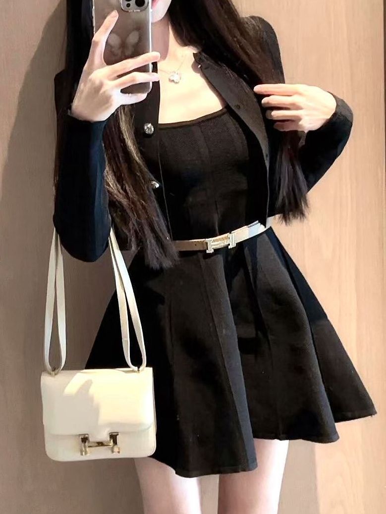   Herbst-Winter Strick-Wickelk – Belted Shirt Dress Bewertung und Preis