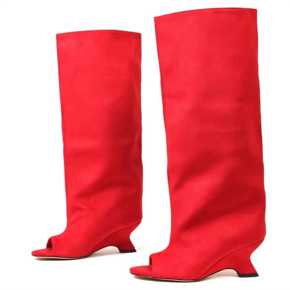 Damen Peep-Toe Overknee-Stiefe – Women Fashion Youtube Bewertung und Preis