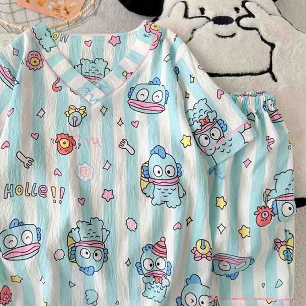Sanrio Hangyodon Damen-Pyjama- – Women'S Fashion Pajamas Bewertung und Preis
