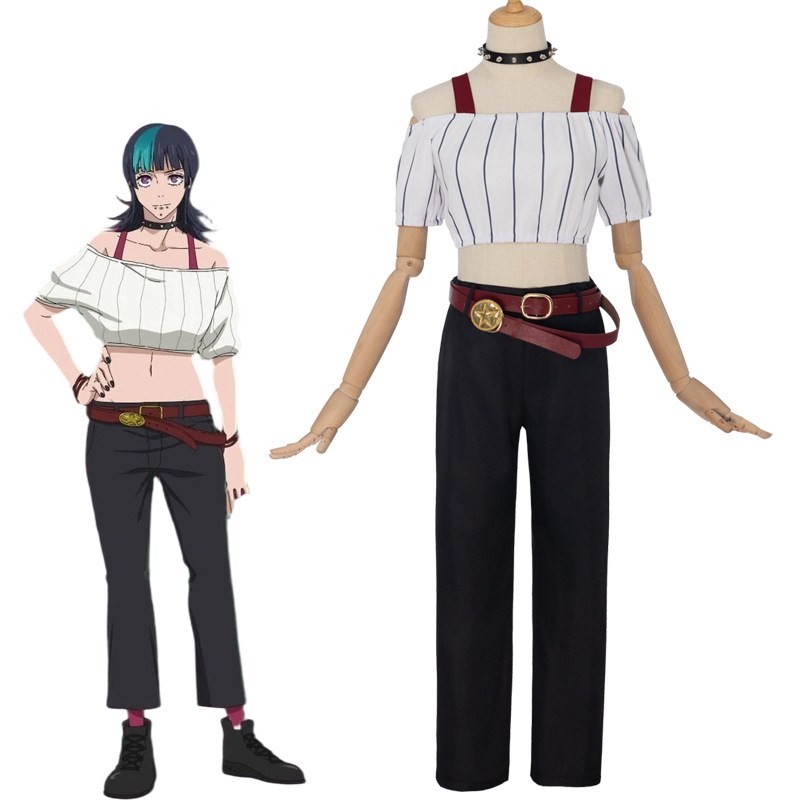 Kirara Jujutsu Kaisen Cosplay- – Off Shoulder Top Bewertung und Preis