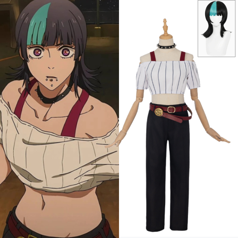 Kirara Jujutsu Kaisen Cosplay- – Off Shoulder Top Bewertung und Preis