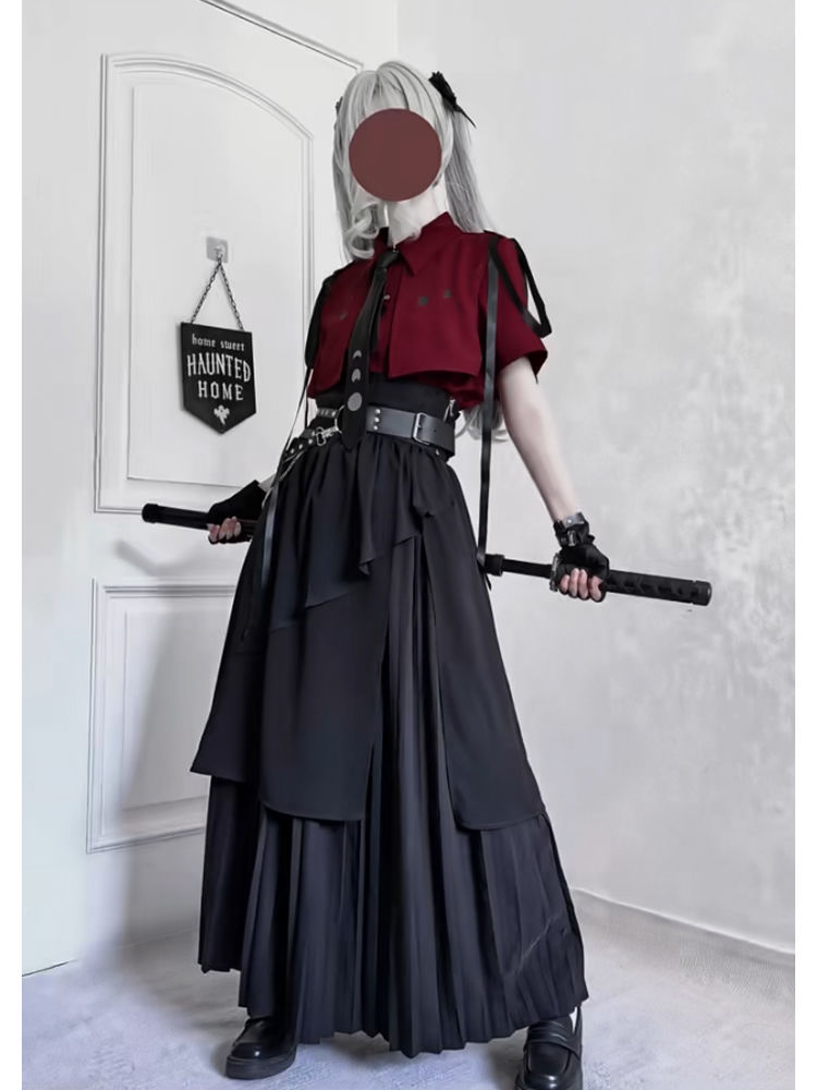 2025 neue Gothic Vintage Elega – Belted Shirt Dress Bewertung und Preis