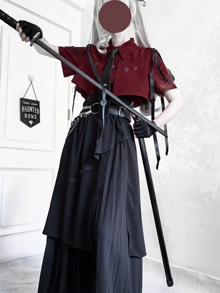 2025 neue Gothic Vintage Elega – Belted Shirt Dress Bewertung und Preis