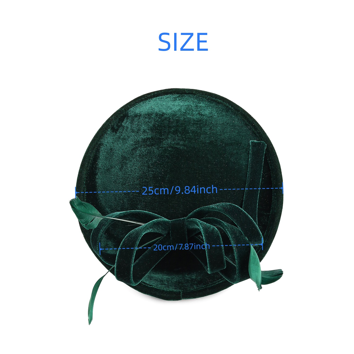Fascinator-Federhut aus Velour – Women'S Fashion Boutique Bewertung und Preis