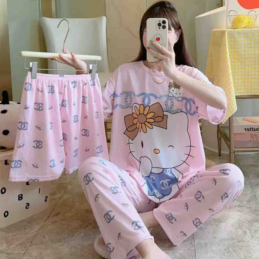 Hello Kitty Damen-Pyjama-Set,  – Women'S Fashion Pajamas Bewertung und Preis
