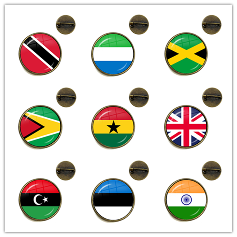 Nationalen Flagge Broschen Tri – Women Fashion Uk Bewertung und Preis