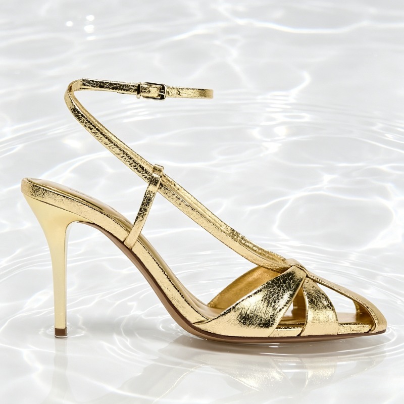 Mode Gold Dünnen Absätzen Sand – Women'S Fashion Brands Bewertung und Preis