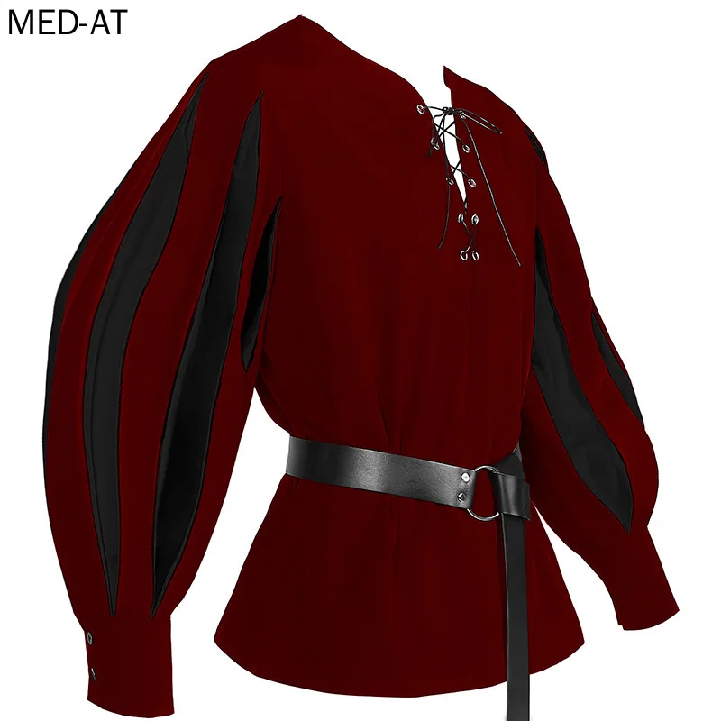 Herren Mittelalter Cosplay Hal – Belted Shirt Dress Bewertung und Preis
