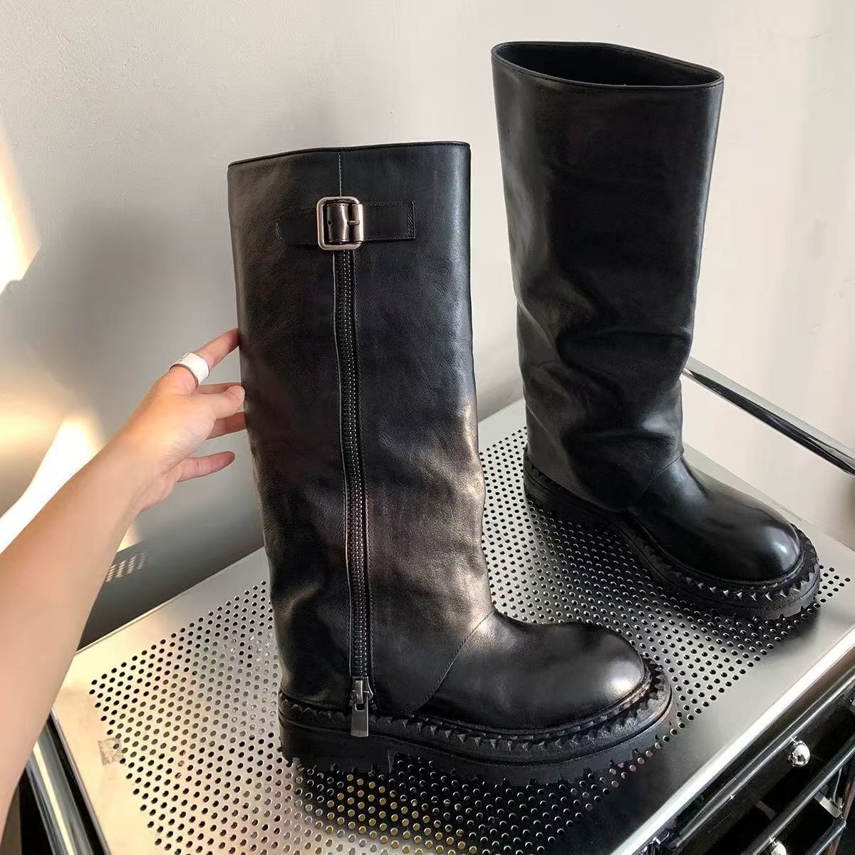 Frauen Stiefel Dicke Sohle Höh – Women Fashion Youtube Bewertung und Preis