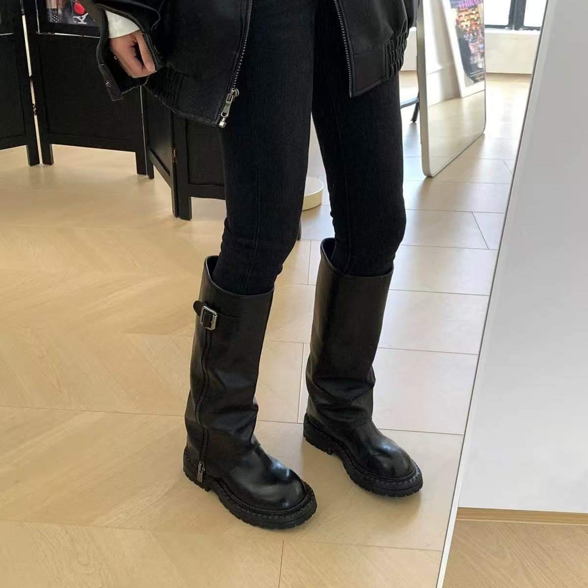 Frauen Stiefel Dicke Sohle Höh – Women Fashion Youtube Bewertung und Preis