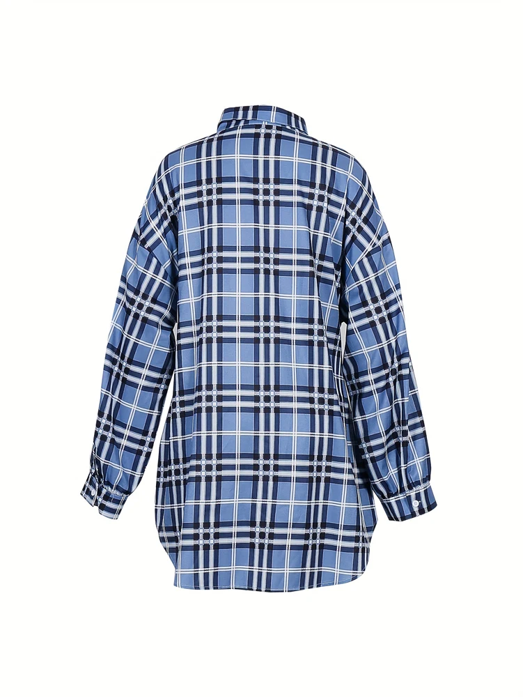 Damen Kariertes Hemdkleid mit  – Belted Shirt Dress Bewertung und Preis